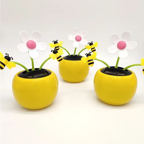 Muñeca Planta Columpio Maceta Solar Abeja