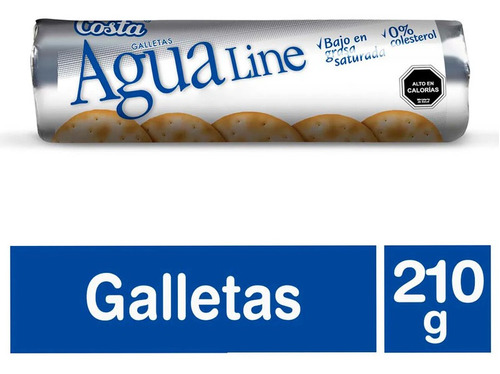 Galleta De Agua Light Costa 210 Gr(6unidad)-super