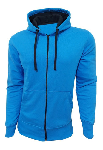 Sudadera Hoodie Con Cierre Y Gorro  Moda Slim Fit