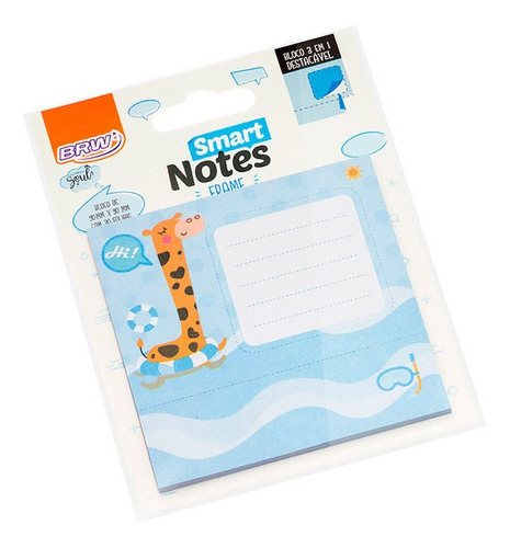 Smart Note Notas Troqueladas 3 En 1 X30 Hojas Adhesivas Brw 