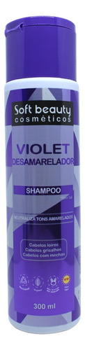  Shampoo Sem Sal Desamarelador Amarelo Violet Soft Beauty