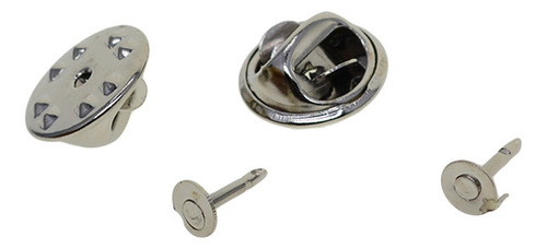 100 Pares De Latón Mariposa Embrague Tie Tacks Pin Back