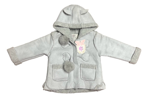 Tapado Infantil Gamuzado - Corderito En Su Interior. Campera