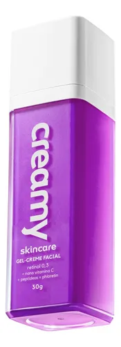 Gel-creme Retinol Creamy Skincare 30g Reduz Poros Anti-idade Mome...