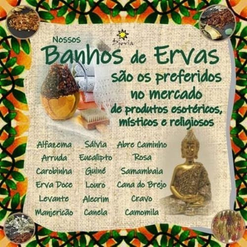 Imagem 3 de 3 de 12 Banhos De Ervas Djovia Sete 7 Ervas - Atacado