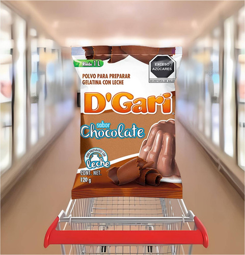 Dgari® 3 Gelatinas De Leche Sabor Chocolate Rinde 1 Litrowow