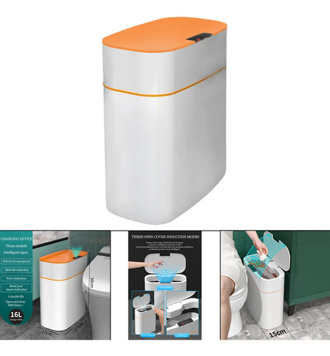 Cubo De Basura Inteligente A Prueba De Agua Papelera De