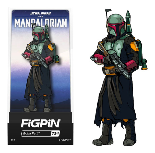 Figpin Star Wars The Mandalorian - Boba Fett #734 Color Multicolor Humanoide
