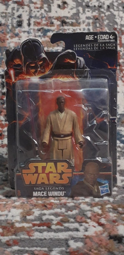 Star Wars Mace Windu Episodio 2 De 3.5 PuLG. N;u3}v {o/.