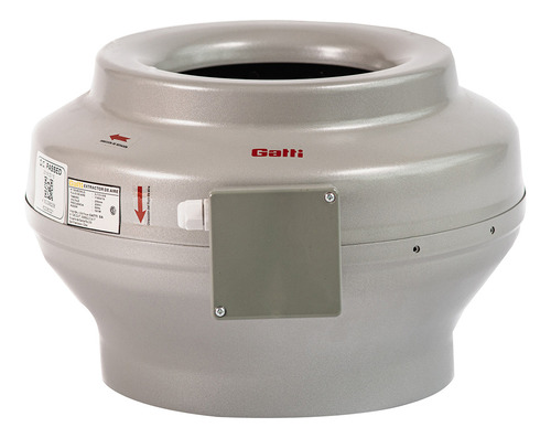 Extractor De Aire Entre Conducto Chapa 8 (20 Cm) Gatti Ventilación