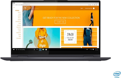 Imagen 6 de 9 de Notebook Lenovo Yoga 7i 15 I5 8gb 256gb Ssd Táctil Huella