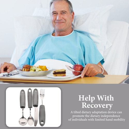 X Talheres De Viagem Parkinson's Spoon Fork Utensílio Para