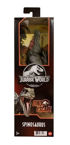 Dinosaurio Spinosaurus Jurassic World Dino Escape Mattel +3a