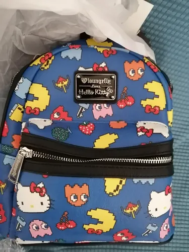 Hello kitty pac man backpack top