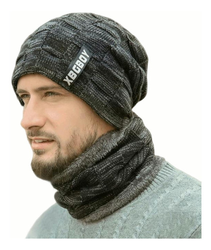 Gorros De Invierno Con Bufanda Cálida Para Hombre Y Mujer