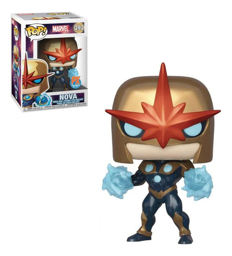 Nova Prime Metallic Exclusivo Px Funko Pop Gotg