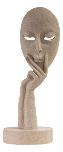 Estatua De Pensador Abstracto, Figura De Resina, Figura