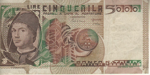 Italia Billete De 5.000 Liras Año 1982 - Pick 105b - Vf-