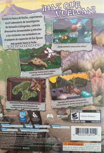 Zoo Tycon 2 Pc + Expansión Extict Animals (Usado)