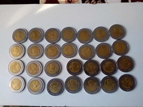 Moneda 5 Pesos Revolucion Varias (Usado)