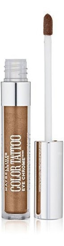 Sombra De Ojos De Cromo Maybelline Color Tattoo Eye, Brillo 