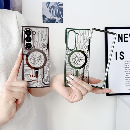Funda Estilo Mecánico For Samsung Galaxy Z Fold6/5/4/3