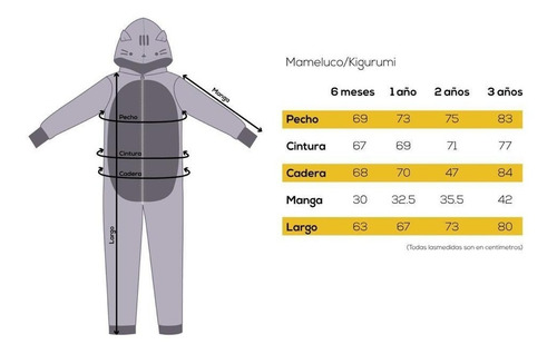 Imagen 3 de 3 de Mameluco Kero Niños - Reytol