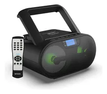 Comprar Riptunes Reproductor De Cd De Carga Superior Boombox Portátil Am\u002Ffm Radio Bluetooth Boombox Mp3\u002Fcd, Usb, Msd, Auxiliar, Conector De Auriculares, Sistema De Sonido Estéreo De Graves Mejorados, Luces