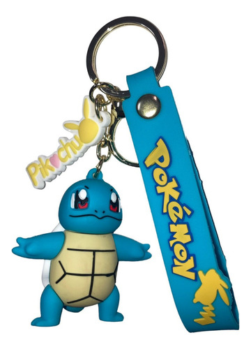 Llavero Pokemon Squirtle Silicona