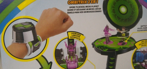 Reloj Ben 10 Omnitrix Micro Escenario High Override Figura