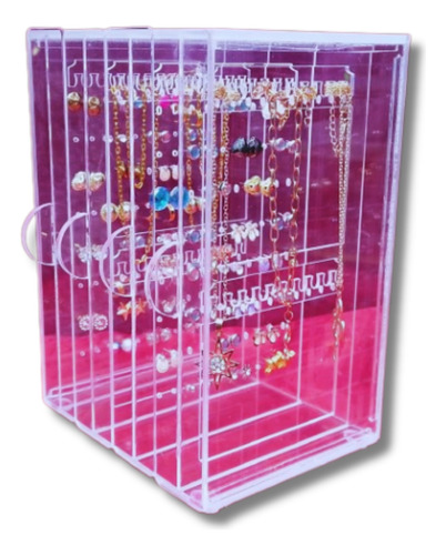 Organizador De Aretes Y Collares Joyero Deslizable