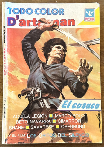 Revista Dartagnan Nro: 54 Completa Excelente Estado Leer (Usado)