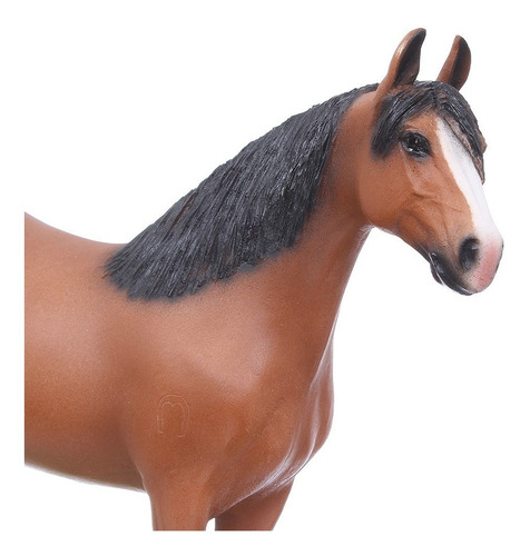 Escultura Mangalarga Marchador Castanho Em Resina Home Weste