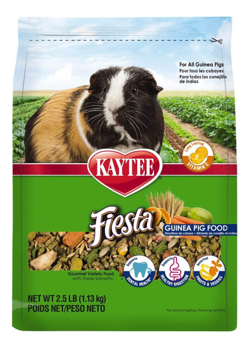 Alimento Para Roedores De Kaytee Fiesta Cuyo 1.13 Kg