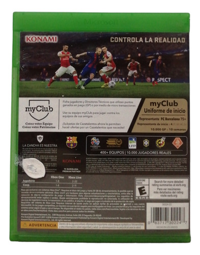 Pro Evolution Soccer 2017 | Konami | Xbox One | Gamerooms (Usado)