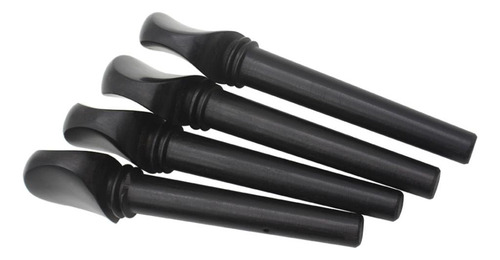 Finest 4pcs / Pack Ebony 3/4 4/4 Cabezales De Para Clavijas
