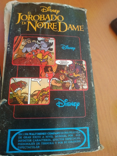 Película En Vhs El Jorobado De Notre Dame