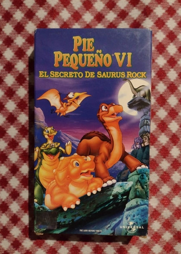 Pie Pequeño 6 Vhs El Secreto De Saurus Rock