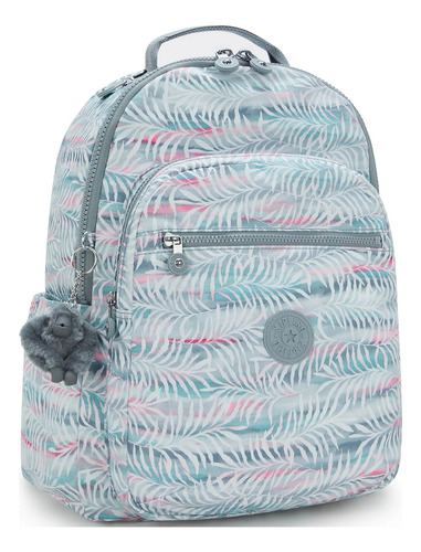 Kipling Mochila Seoul Grande 100% Color Palmtree leaves