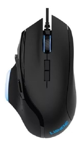 Mouse Gamer Ergonómico 4000 Dpi G52 Lisheng Con Luz Led