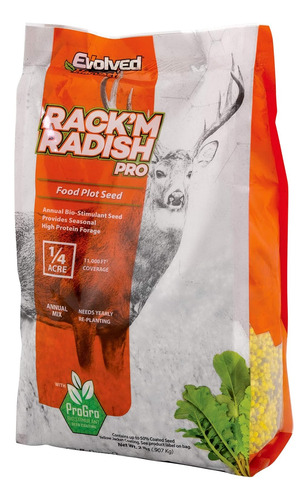 Rack'm Radish Pro Bolsa De 2 Lb | Rábano, Nabo Y Viola...