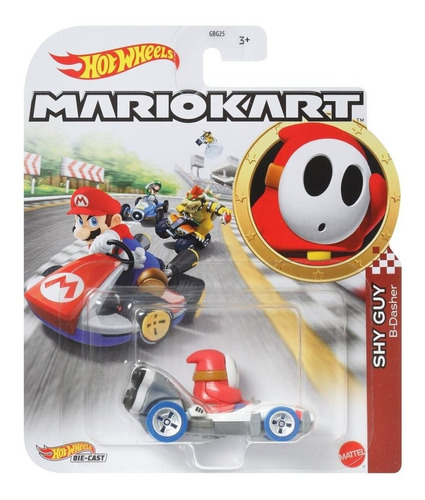 Hot Wheels Carrinho 1:64 Super Mario Kart Mattel