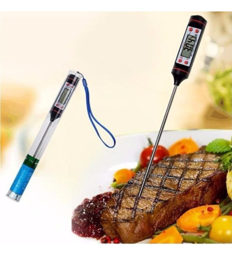 Termometro Digital Culinario Tipo Espeto Alimentos Cozinha