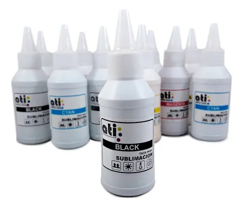comprar Tinta Sublimación O Sublimar Ati 100% Original Pote De 60ml.