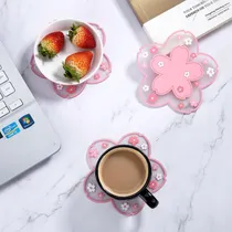 Comprar Posavasos De Flores Conisy Para Bebidas, 6 Posavasos De Al