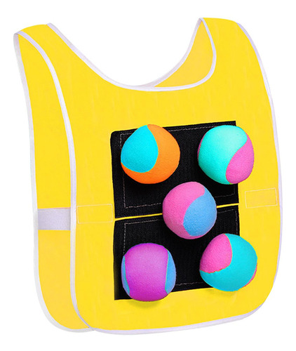 Juego De Dodgeball Con 5 Pelotas De Adultos Amarillos
