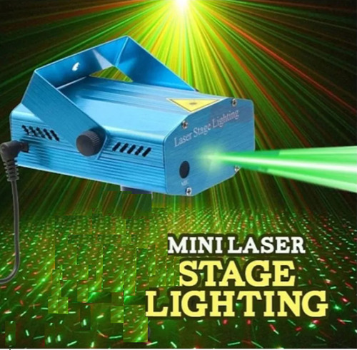 Proyector Laser Con Figuras Navideñas Luces Verde Brillantes