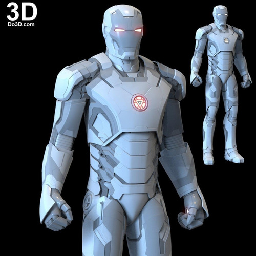  Archivo Stl Impresión 3d - Ironman Armadura Mark 3