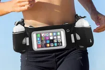 Comprar Riñonera Cinturón Running Para Celular Con Caramañolas