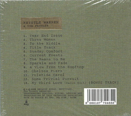Cd Circles (krystle Warren & The Faculty) Estándar
